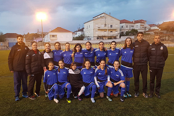 Seleção sub-14 de futebol feminino em Castelo Branco para Torneio Interassociações