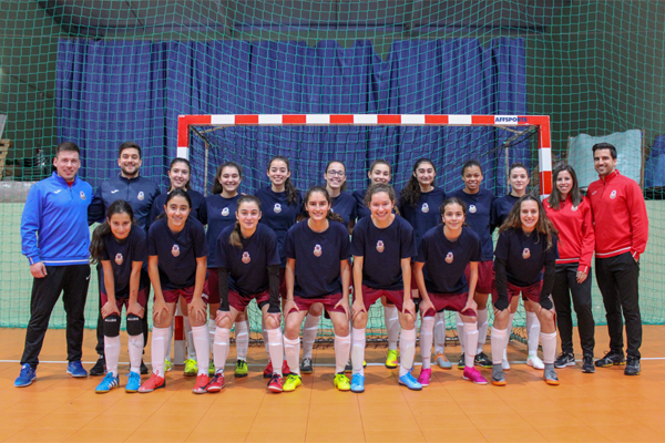 Seleção sub-17 de Futsal Feminino em preparação para Torneio Interassociações