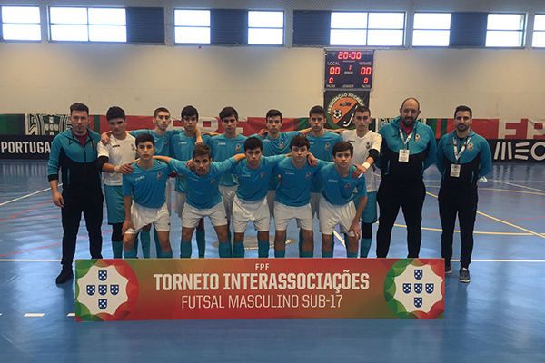 Futsal masculino: Seleção sub-17 empata frente a Évora na última partida do torneio