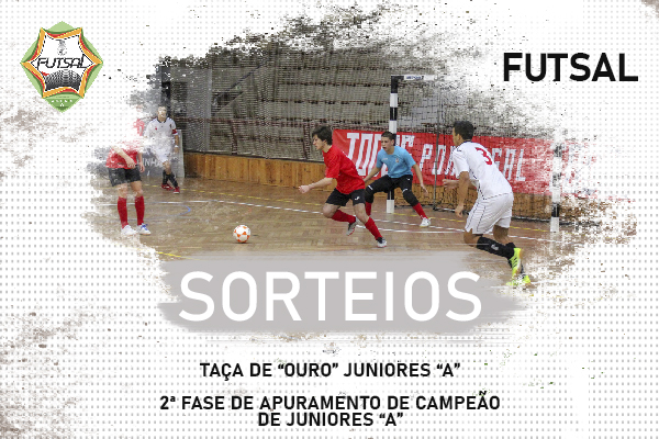 Futsal: Sorteados calendários das competições de Juniores A