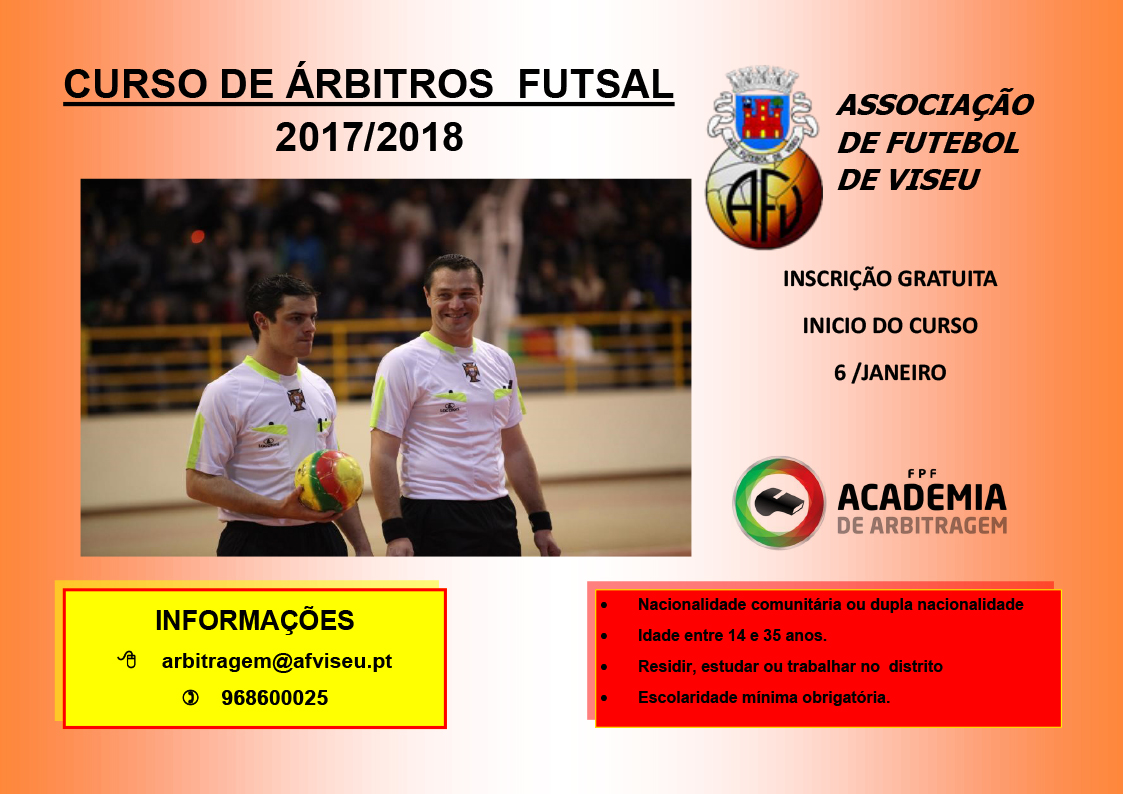 Curso para árbitro de Futsal