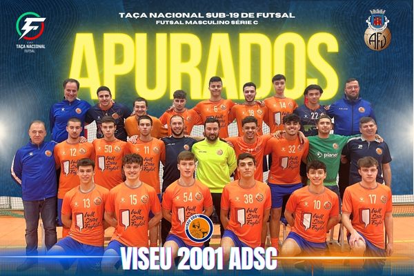 Viseu 2001 ADSC na Final Four da Taça Nacional sub-19 de Futsal