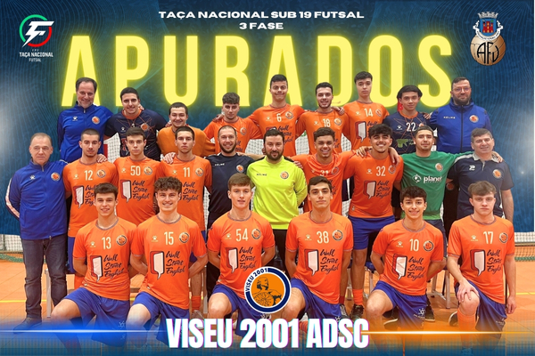 Viseu 2001 ADSC nas meias finais da Taça Nacional Sub-19 de Futsal