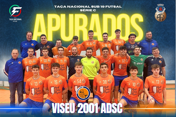 Viseu 2001 ADSC garante apuramento para a 2ª Fase da Taça Nacional Sub-19