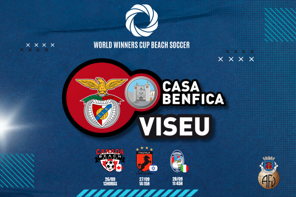 Casa Benfica Viseu no Mundialito de Futebol de Praia