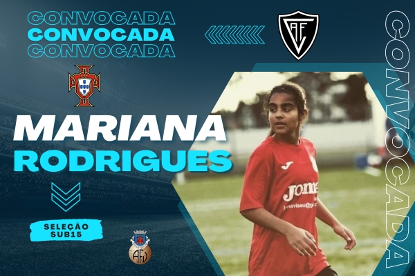 Mariana Rodrigues convocada para a Seleção Nacional Sub-15