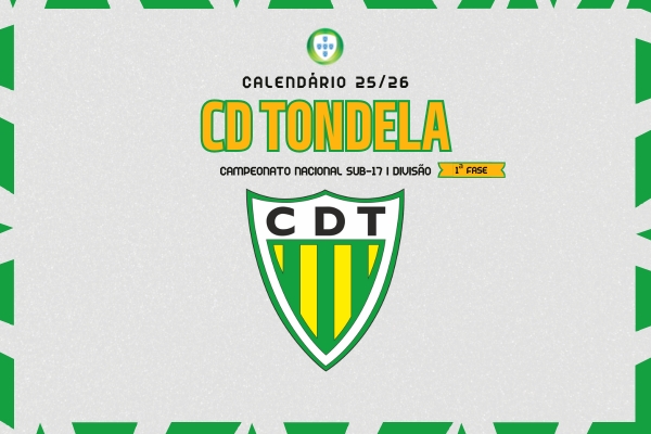 Campeonato Nacional Sub-17 I Divisão com 1.ª fase definida