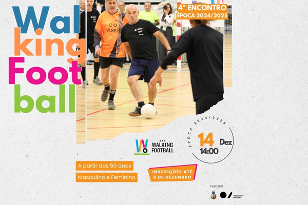 Encontro de Walking Football com inscrições abertas