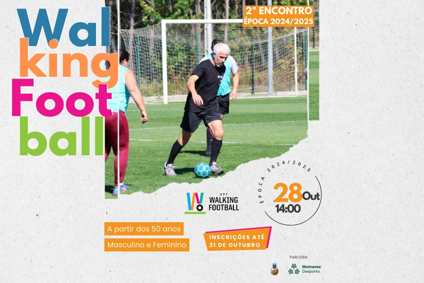 Encontro de Walking Football com inscrições abertas