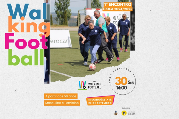 Encontro de Walking Football com inscrições abertas