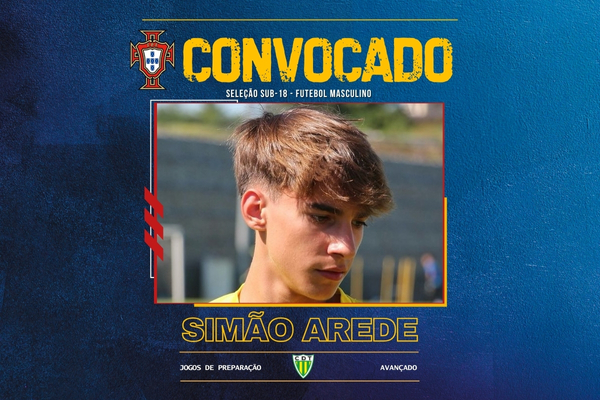 Simão Arede chamado para a seleção Sub18