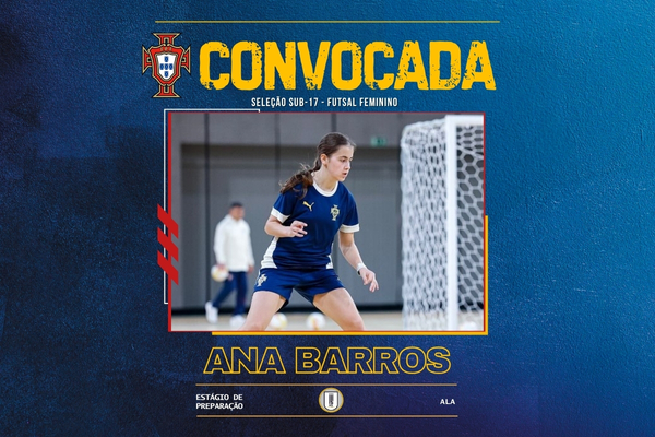 Ana Barros convocada para a Seleção Nacional Sub-17