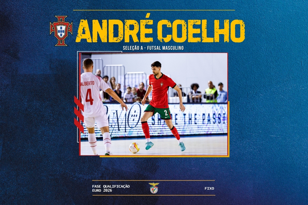 André Coelho convocado para os jogos com Andorra e Países Baixos