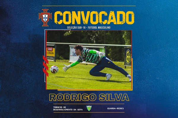 Rodrigo Silva convocado para a Seleção Nacional Sub-16