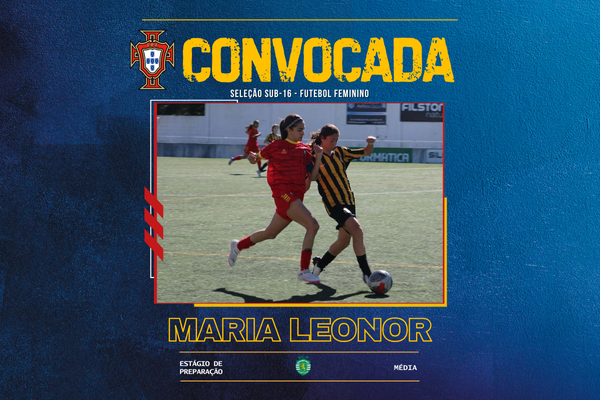 Maria Leonor chamada para a Seleção Nacional Sub-16