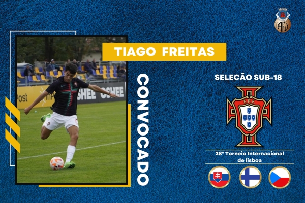 Tiago Freitas convocado para Torneio Internacional de Lisboa