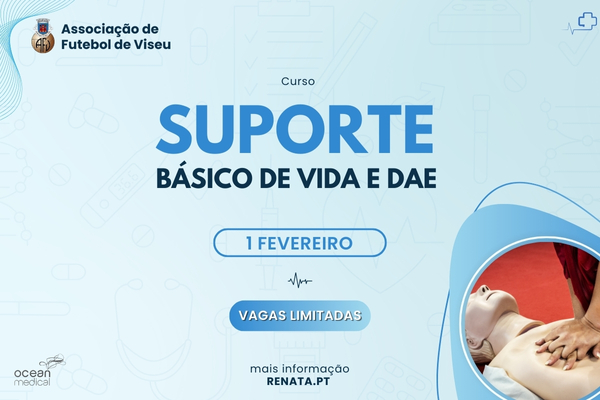 Inscrições abertas para Curso de Suporte Básico de Vida