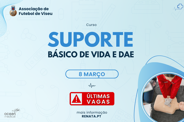 Últimas vagas para Curso de Suporte Básico de Vida