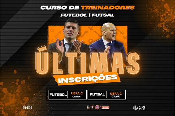 Últimas inscrições para os Cursos de Treinadores UEFA C | Grau I