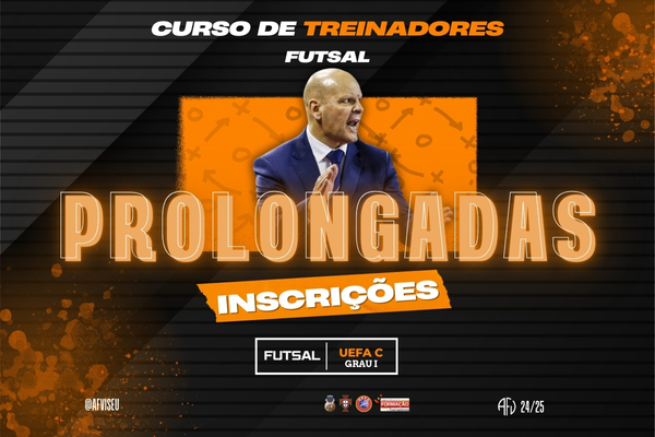 Prolongadas candidaturas dos Cursos de Treinadores de Futsal UEFA "C" | GRAU I