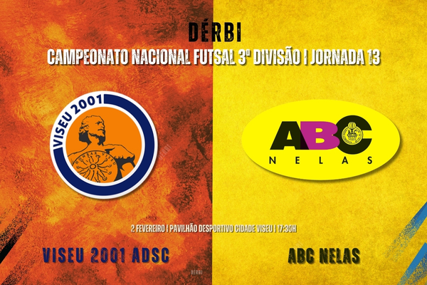 Dérbi Viseense a contar para a III Divisão Nacional de Futsal