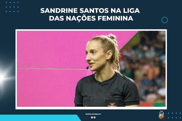Sandrine Santos árbitra da AF Viseu na Liga das Nações Feminina
