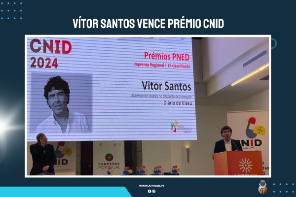 Vítor Santos vence Prémio CNID