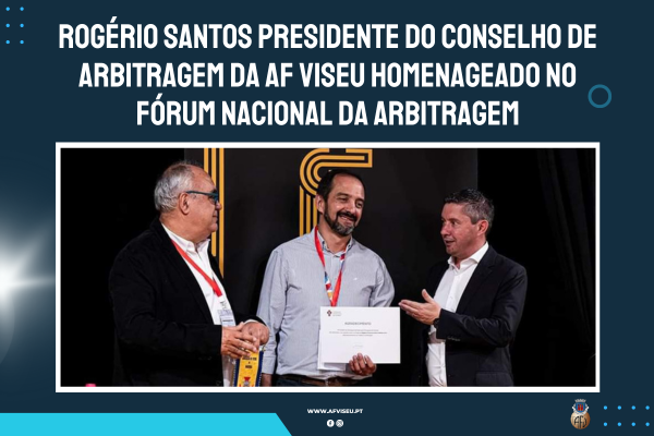 Rogério Santos homenageado no Fórum Nacional da Arbitragem