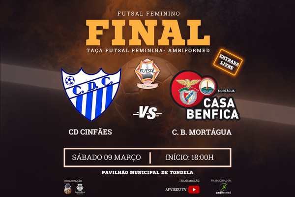 Final da Taça de Futsal Feminino – AMBIFORMED este sábado