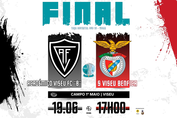 Final da Taça Distrital Sub-16 - VISAR Futebol joga-se esta quinta-feira