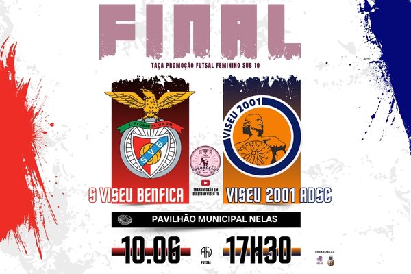 Final da Taça Promoção Futsal Feminino Sub-19 é esta terça-feira