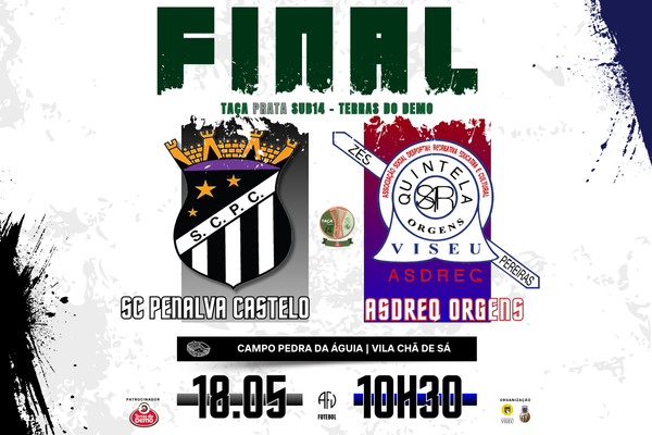 Final da Taça Prata Sub-14 - Terras do Demo joga-se domingo