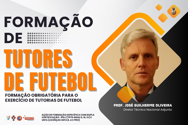 Inscrições abertas para Formação de Tutores de Futebol