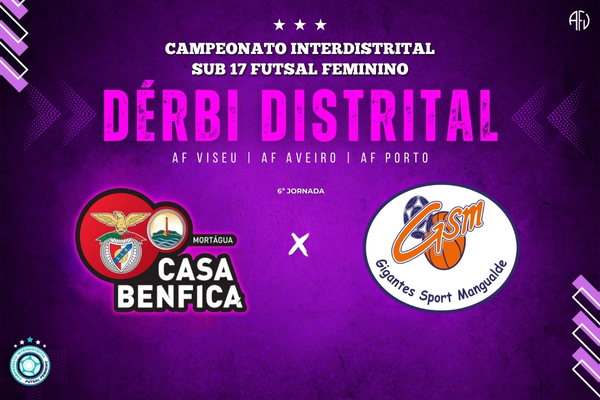 Dérbi Viseense no Campeonato Interdistrital  Sub-17 Feminino Futsal