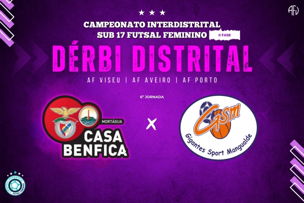 Dérbi Viseense no Campeonato Interdistrital Sub-17 Feminino Futsal