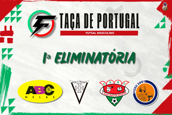 Taça de Portugal de Futsal com 1ª Eliminatória definida