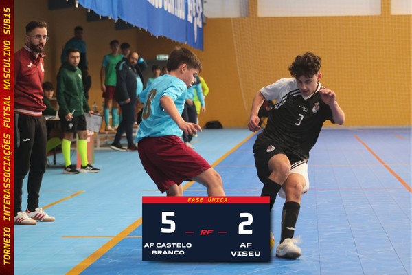 Sub-15: Seleção Distrital de Futsal estreia-se no Torneio Interassociações