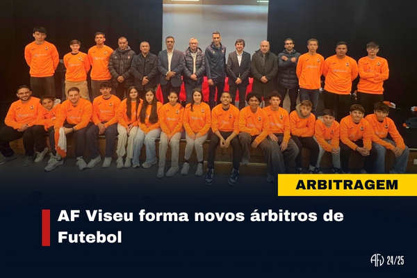 AF Viseu forma novos árbitros de Futebol