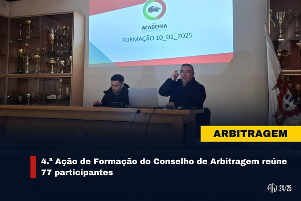 4.ª Ação de Formação do Conselho de Arbitragem reúne 77 participantes