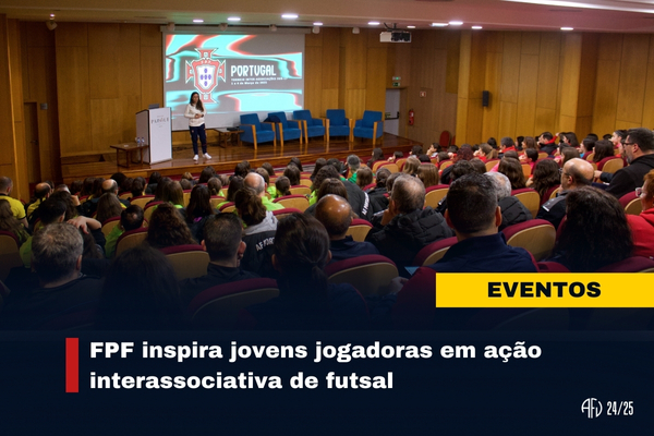 FPF inspira jovens jogadoras em ação interassociativa de futsal