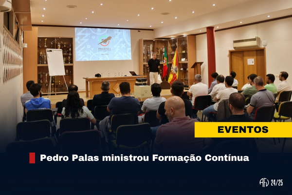 Pedro Palas ministrou Formação Contínua