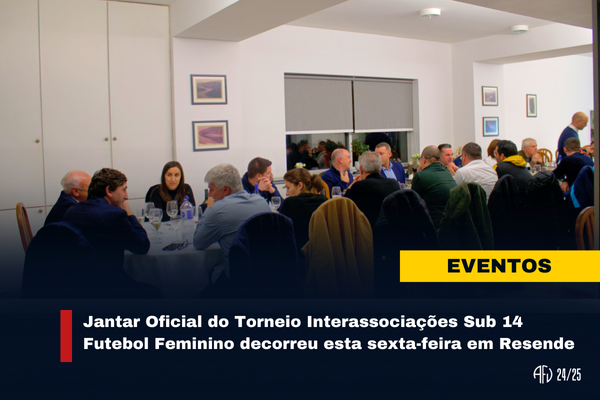 Jantar Oficial TIA Sub14 Futebol Feminino