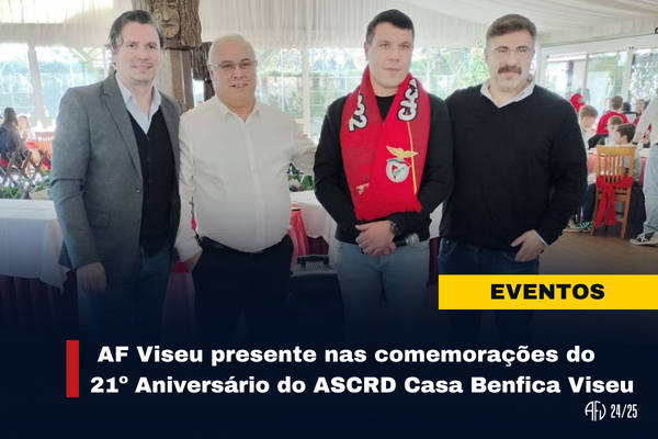 ASCRD Casa Benfica Viseu celebrou o 21º aniversário