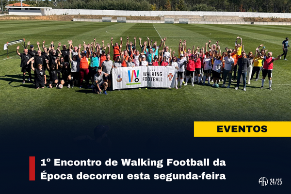 1º Encontro de Walking Football da Época decorreu esta segunda-feira