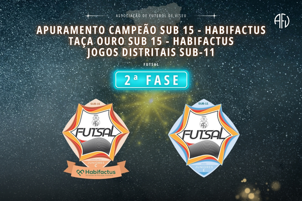 Provas de Futsal com calendários definidos