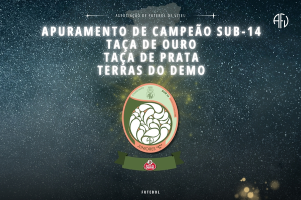 Sortedas Fase Apuramento Campeão Sub-14, Taça de Ouro e Taça de Prata Terras do Demo