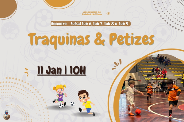 Encontro de Traquinas e Petizes de Futsal em Mangualde