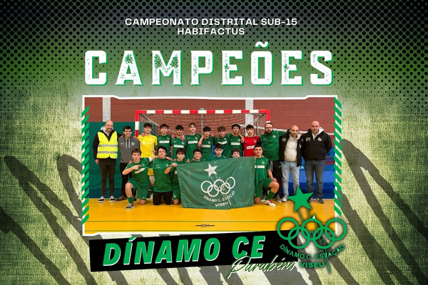 Dínamo CE conquista o Campeonato Distrital Sub-15 de Futsal Masculino