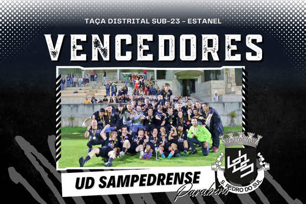 UD Sampedrense conquista Taça Distrital Sub-23 – ESTANEL