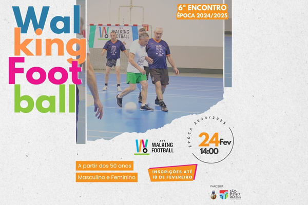 Encontro de Walking Football com inscrições abertas